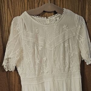 Wren & Ivory white dress, Size L